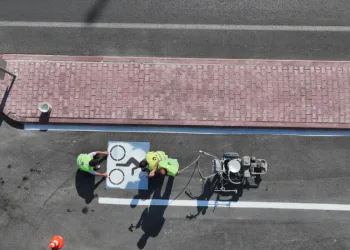 Büyükşehir, Konya’da bisiklet yollarına bakım ve  yapıyor
