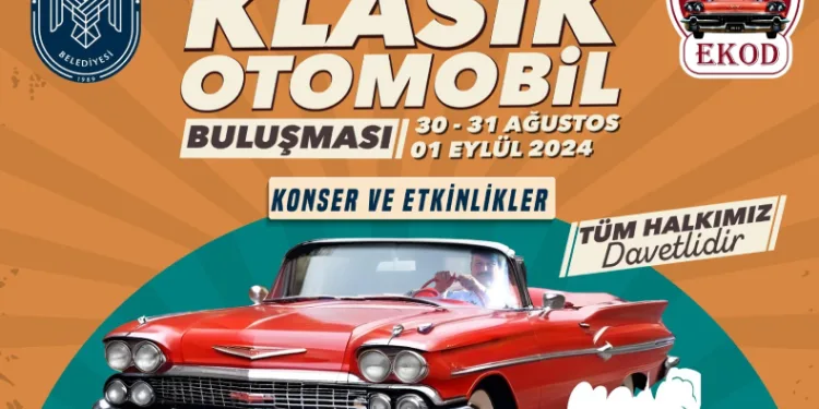 Melikgazi Belediyesi Klasik Otomobil Buluşması başlıyor