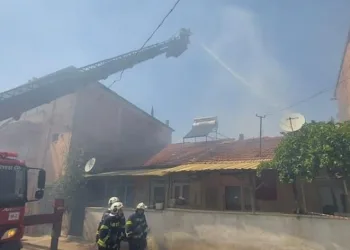 Müstakil evde çıkan yangın paniğe neden oldu