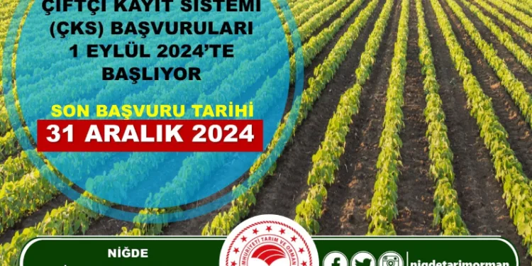Niğdeli çiftçilere ÇKS uyarısı