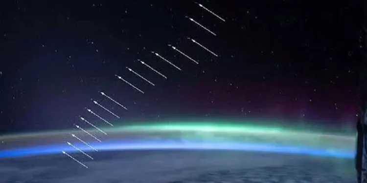 Starlink uyduları Manisa semalarında