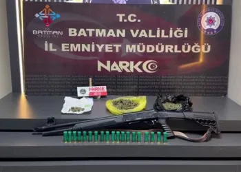 Batman’da suç makinesi silahla yakalandı