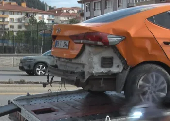 Ankara’da zincirleme trafik kazası: 2 yaralı