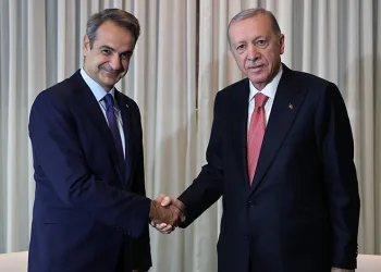 Erdoğan Miçotakis’i kabul etti