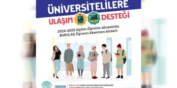 Üniversite öğrencilerine ulaşım desteği