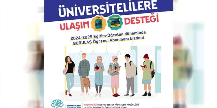 Üniversite öğrencilerine ulaşım desteği