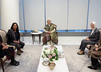 Emine Erdoğan, M’jid ile görüştü