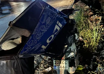 Edirne’de otomobil ile çarpışan motosikletli yaralandı