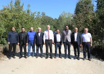 İnegöl’de bir mahalleye daha parke yol