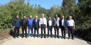 İnegöl’de bir mahalleye daha parke yol