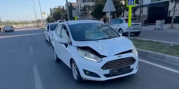 Kaza anları saniye saniye görüntülendi