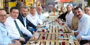 Erkan Aydın esnafı ziyaret etti
