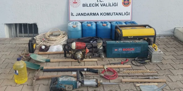 Bilecik’te definecilere suçüstü