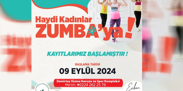 Osmangazi’de zumba dersleri başlıyor