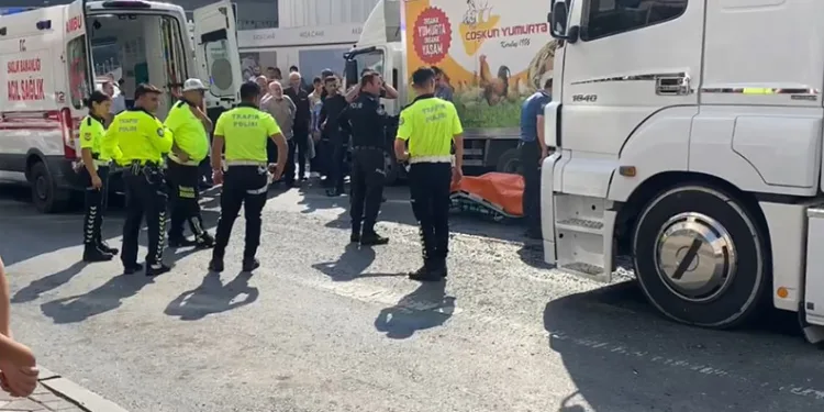 Camiden çıkan yaşlı adam TIR’ın altında can verdi