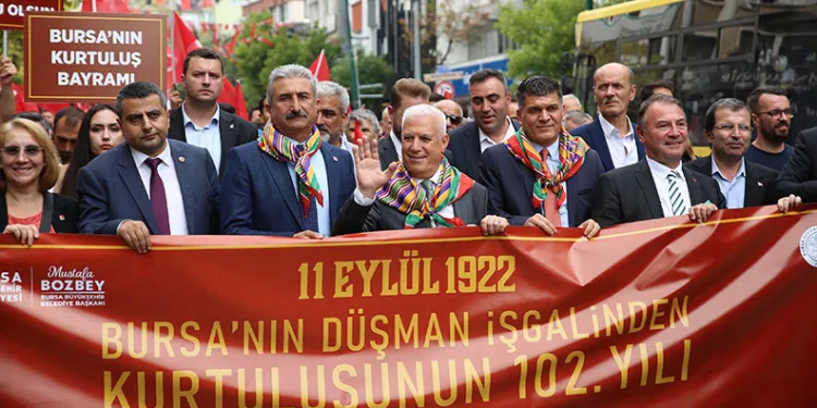Bursa’nın kurtuluşunun 102. yılı kutlandı