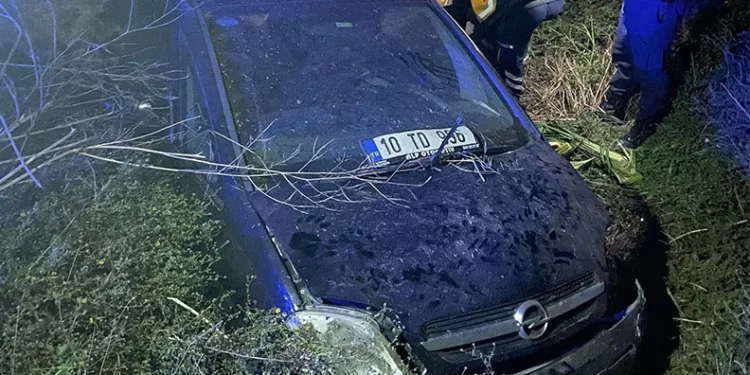 Manyas’ta trafik kazası: 2 ölü, 1 yaralı