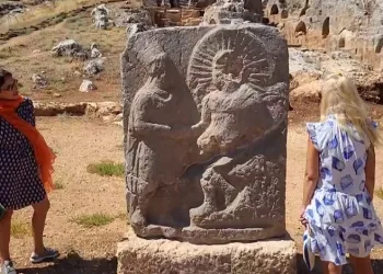 Adıyaman’da ziyarete açılan tarihi kabartmalara yoğun ilgi