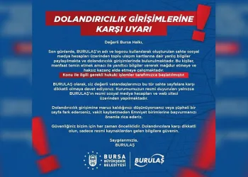 BURULAŞ’tan dolandırıcılık uyarısı