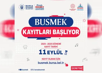 BUSMEK’te yeni dönem kayıtları başladı