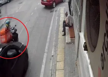 Bursa’da hızını ayarlayamayan ticari araç, motosiklete çarptı