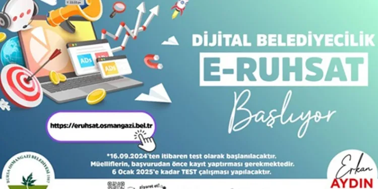 Osmangazi Belediyesi’nde E-Ruhsat dönemi