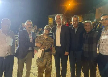 İnegöl’de özel bireyin asker olma hayali gerçek oldu