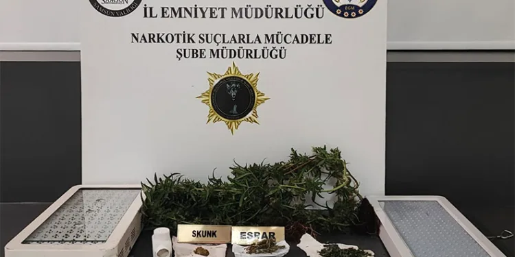 Evinde özel iklimlendirme düzeneğiyle uyuşturucu imal eden şahıs yakalandı