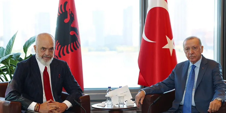 Cumhurbaşkanı Erdoğan, Rama’yı kabul etti