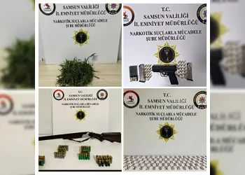 Samsun’da uyuşturucu operasyonu: 4 gözaltı