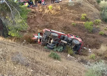 Antalya’da arazöz devrildi, 3 orman işçisi yaralandı