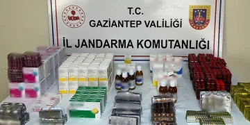 Gaziantep’te jandarmadan kaçak ilaç operasyonu: 2 gözaltı