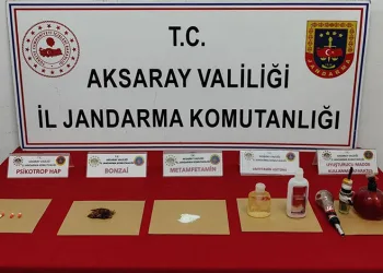 Aksaray’da uyuşturucu operasyonu: 2 tutuklama