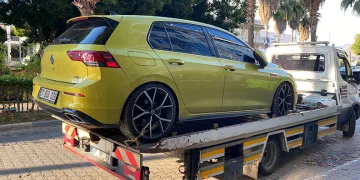 50 bin TL ceza yazıldı, otomobil trafikten men edildi