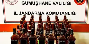 Kaçak alkol operasyonunda şüpheli suçüstü yakalandı