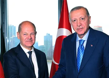 Cumhurbaşkanı Erdoğan, Almanya Başbakanı Scholz’u kabul etti