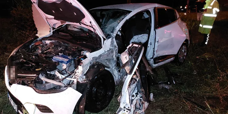 Samsun’da minibüs ile otomobil çarpıştı: 5 yaralı