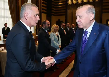 Erdoğan TFF heyetini kabul etti