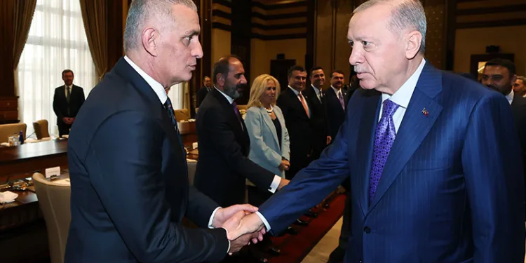 Erdoğan TFF heyetini kabul etti
