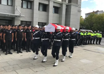 Şehit polis memuru Şeyda Yılmaz için tören düzenlendi