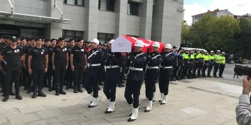 Şehit polis memuru Şeyda Yılmaz için tören düzenlendi