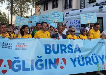 Bursa’da ‘Halk Sağlığı Haftası’ yürüyüşü