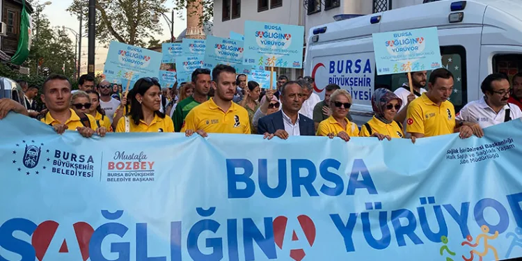 Bursa’da ‘Halk Sağlığı Haftası’ yürüyüşü