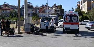 Karıştığı kazada da kasksız çıktı