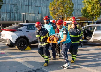Büyükşehir İtfaiyesi’nden gerçeği aratmayan tatbikat