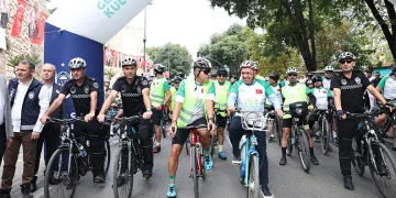 Bursa’da sporseverler, yeşile pedalladı