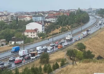 TEM’de yağmur sebebiyle kaza: 8 yaralı
