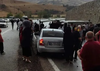Ankara-Çankırı yolunda zincirleme kaza