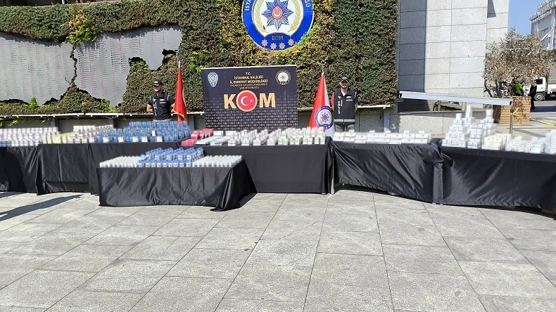 150 milyon liralık kaçak ilaç ele geçirildi