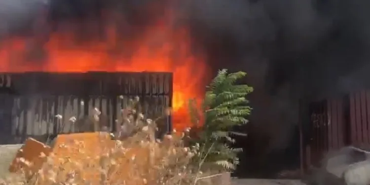 Bursa’da geri dönüşüm tesisinde yangın